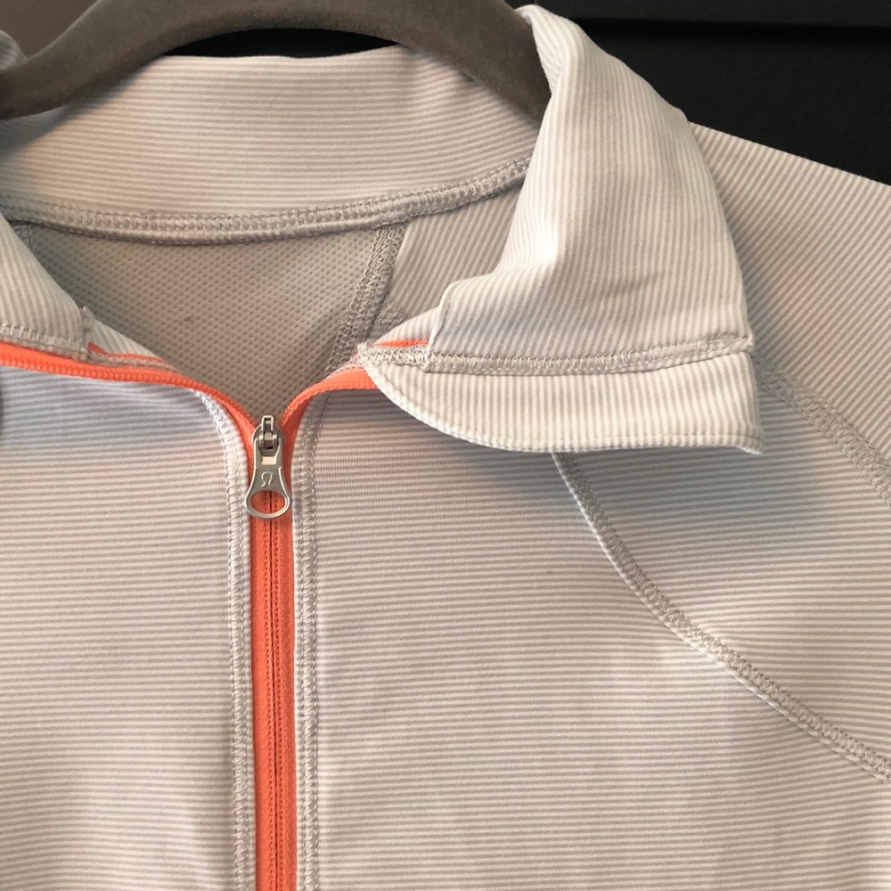 Lululemon quarter zip. Striped